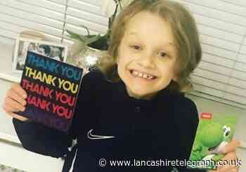 Nine-year-old who was struck by lightning has donated his organs to three other children - his father has said