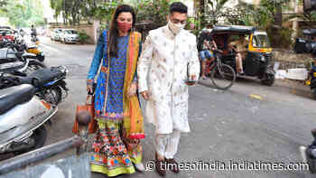 Gauahar Khan and Zaid Darbar get papped in Andheri
