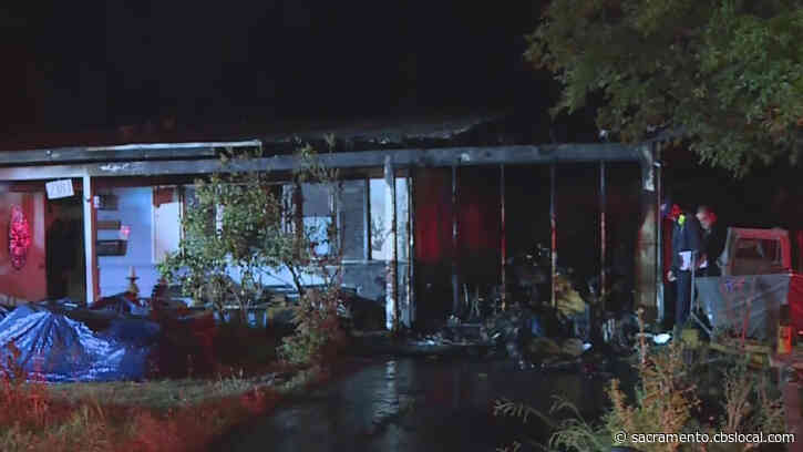 5 People Displaced After Citrus Heights Garage Fire