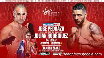 Pedraza – Rodriguez  Confirmed for Shakur Stevenson card on June 12
