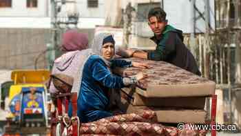 Civilians flee northern Gaza as fighting intensifies between Israel, Palestinian militants