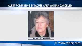 Alert for missing Syracuse area woman canceled