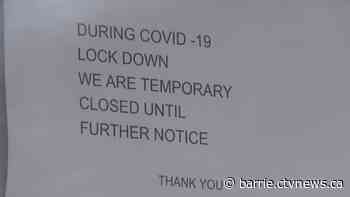COVID-19 Simcoe Muskoka: Small businesses impacted by lockdown extension | CTV News - CTV Toronto