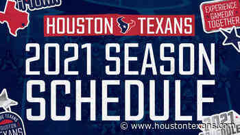 The Houston Texans' first-ever 17-game slate kicks off against the Jacksonville Jaguars on September 12. - HoustonTexans.com