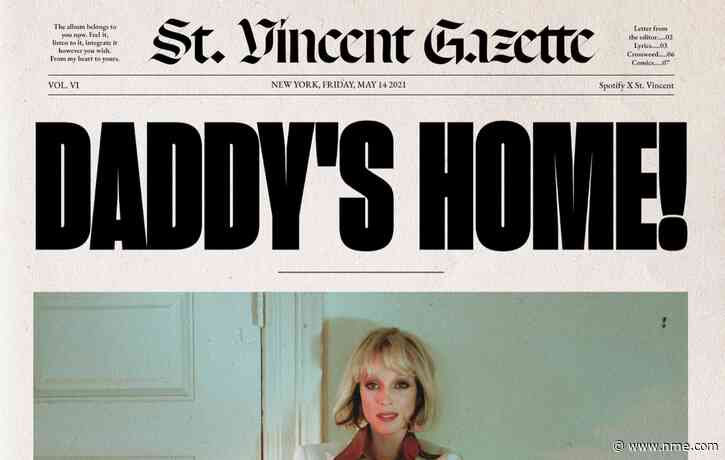 St. Vincent shares new enhanced version of ‘Daddy’s Home’ and newspaper
