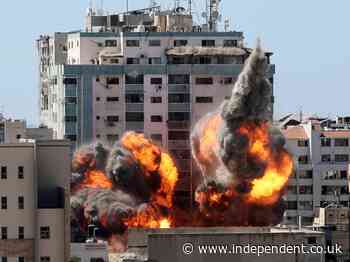 Israel-Gaza live: Al-Jazeera says Israeli strike on office ‘human rights violation’ and ‘could be war crime’