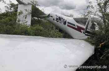 POL-PIKIR: Absturz von Leichtflugzeug; Piloten schwerverletzt