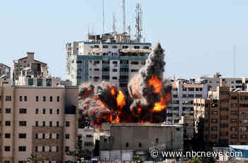 Israeli airstrikes kill 8 children, flatten building housing Associated Press, Al Jazeera offices