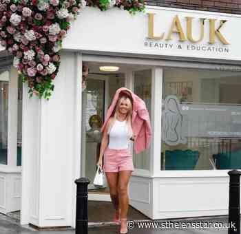 Christine McGuinness photographed at St Helens newest beauty salon - St Helens Star