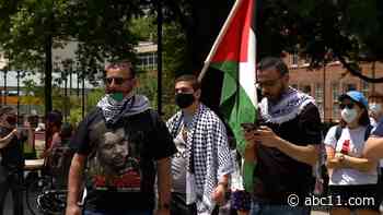 'Free Palestine': Hundreds rally in downtown Raleigh as Israel-Palestine conflict continues