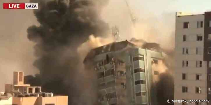 Israeli airstrike destroys Gaza media building housing the offices of the Associated Press and Al Jazeera