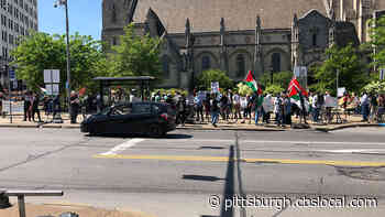 Hundreds March Through Pittsburgh In Solidarity With Palestine