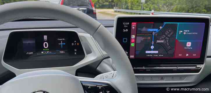 Review: Volkswagen's ID.4 EV Features Wireless CarPlay and a Gorgeous Infotainment System