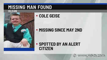 Missing Olean man Cole Geise found safe and reunited with his family