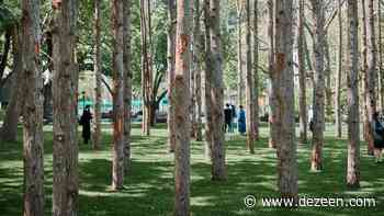 Maya Lin installs Ghost Forest of dead trees in Midtown Manhattan - Dezeen