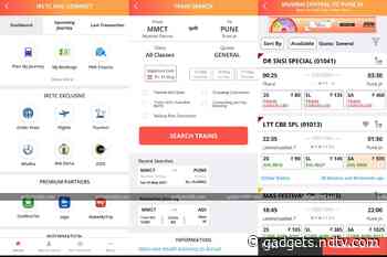How to Book Train Tickets via IRCTC Using Your Smartphone - Gadgets 360