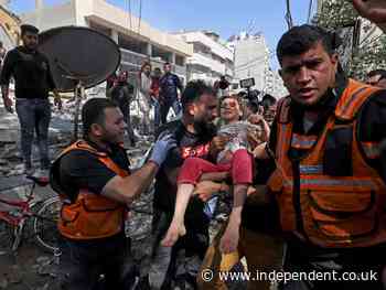 Israel-Gaza live: Israeli military destroys home of senior Hamas leader as airstrikes kill 23 Palestinians