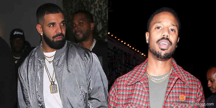 Drake & Michael B. Jordan Grab Dinner Together in L.A.