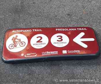 Clusone: in Pineta strappati dai vandali i cartelli della pista ciclabile - Valseriana News