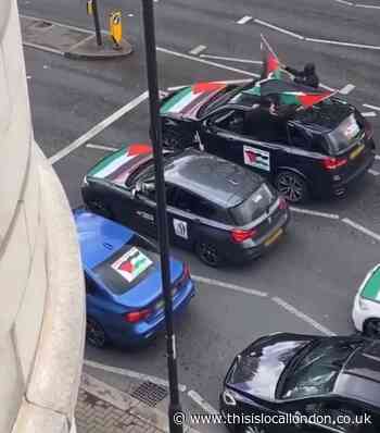 Passengers yell 'f*** Jews' in car convoy at Finchley Road