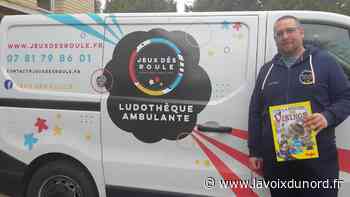 Arras : avec sa ludothèque ambulante, Mathieu propose cinq cents jeux de société - La Voix du Nord