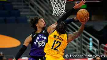 Raptors' pandemic-plagued season in Tampa ends with a loss to Indiana