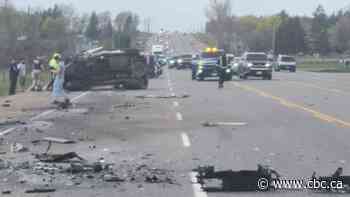 Driver dead in 3-vehicle crash in Caledon