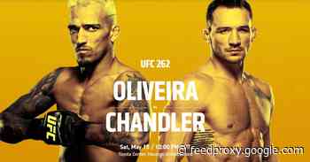 How to watch UFC 262 Oliveira vs Chandler on iPhone, Apple TV, web, more