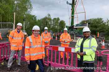 Work to bring Metro to the Dudley borough gathers pace as bridge work completed - Halesowen News