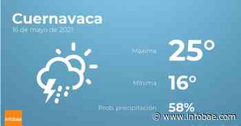 Previsión meteorológica: El tiempo hoy en Cuernavaca, 16 de mayo - infobae