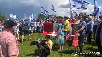 Israel's Canadian supporters rally, more pro-Palestinian demonstrations held as violence continues in Gaza