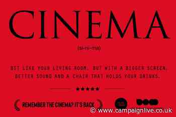 UK ad industry joins forces to support the return of cinema