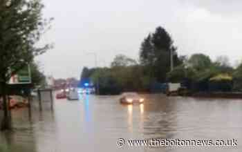 HORWICH FLOODS: Clean-up operation begins after torrential rain floods houses and closes school