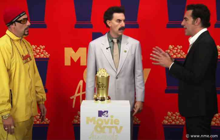 Watch Sacha Baron Cohen revive Ali G, Borat and Bruno for MTV Movie Award acceptance speech
