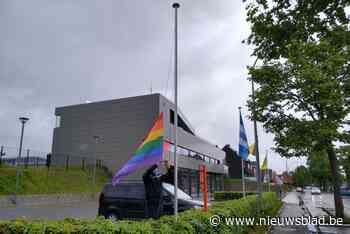 Regenboogvlag wappert aan brandweerkazernes Rivierenland
