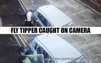 Blackburn litter lout fined more than £700 after CCTV catches him dumping rubbish from car