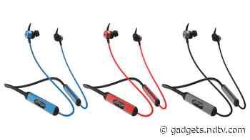 PTron Tangent Plus V2 Wireless Neckband-Style Headphones Launched in India