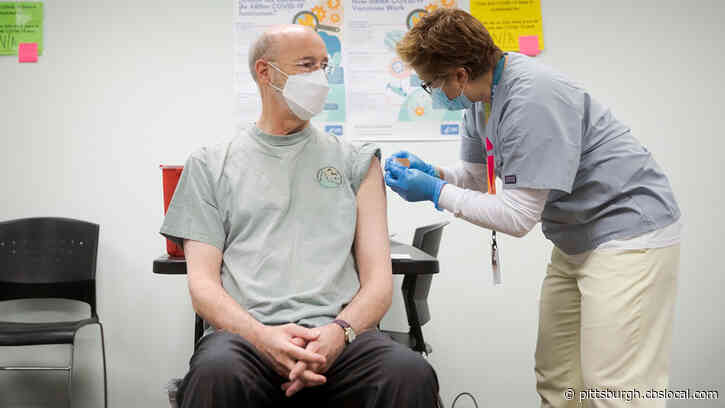 Pa. Governor Tom Wolf Receives Second COVID-19 Vaccine Shot