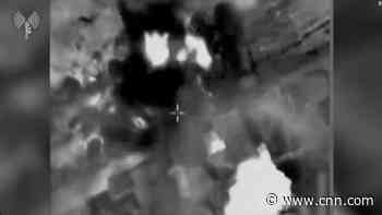 Footage shows what Israel says is its strikes on Hamas tunnels