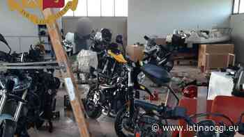 La polizia ha trovato un capannone pieno di moto rubate - latinaoggi.eu