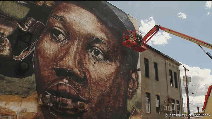 Work On Josh Gibson Mural In Homestead Completed