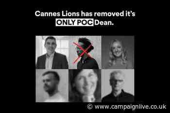 Cannes Lions under fire for lack of diversity