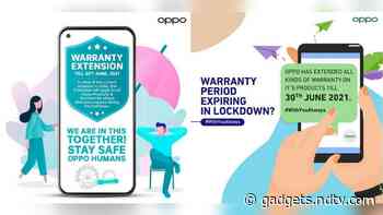 Oppo Extends Warranty in India Till June 30 Amidst COVID-19 Lockdowns