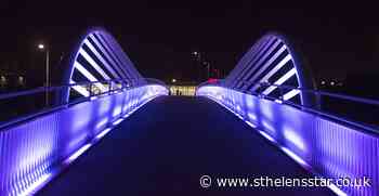 Bridge goes blue for Dementia Awareness Week - St Helens Star