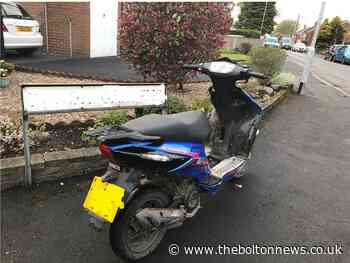 Stolen moped seized by police in Bolton - The Bolton News