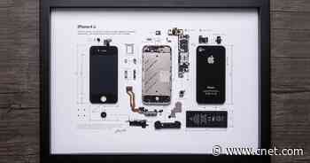 Save 15% on the coolest Father's Day gift I've seen this year: Framed, disassembled iPhones     - CNET