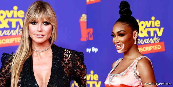 Heidi Klum & Winnie Harlow 'Make The Cut' at MTV's Movie & TV Unscripted Awards 2021