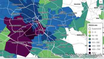 Covid-19 infection rates for every area in Bolton