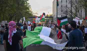 PHOTOS: Thousands of Calgarians rally in support of Palestine - LiveWire Calgary
