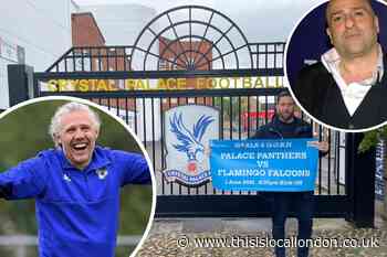 Charity football match with legends of the game at CPFC